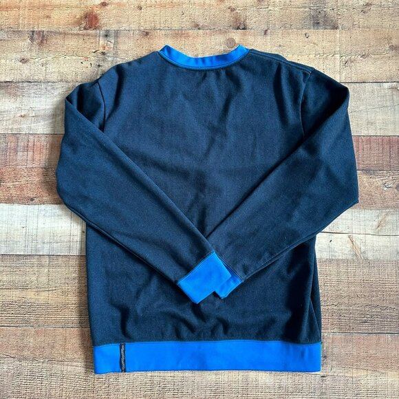 Vans Men's Button Up V-Neck Cardigan Sweater in Blue -L - Picture 8 of 8